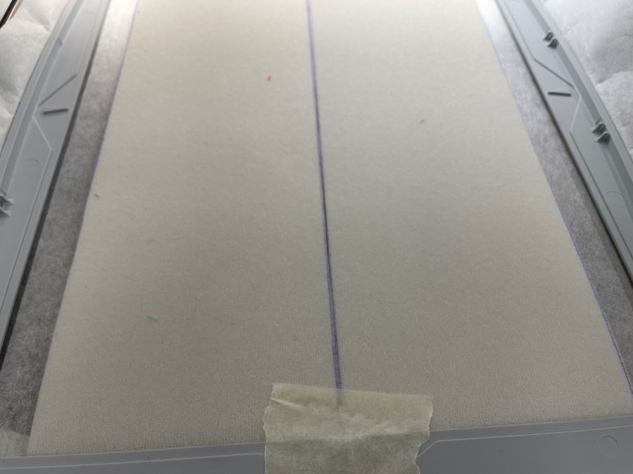 51a foam batting placed on side paels.jpg